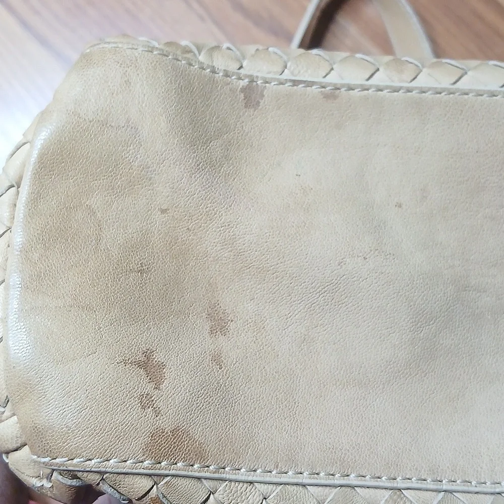 Vintage Cole Haan Tan‎ Woven Tote Bag